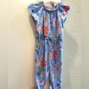 Toddler Girls Jumpsuit - Floral - Size 2T